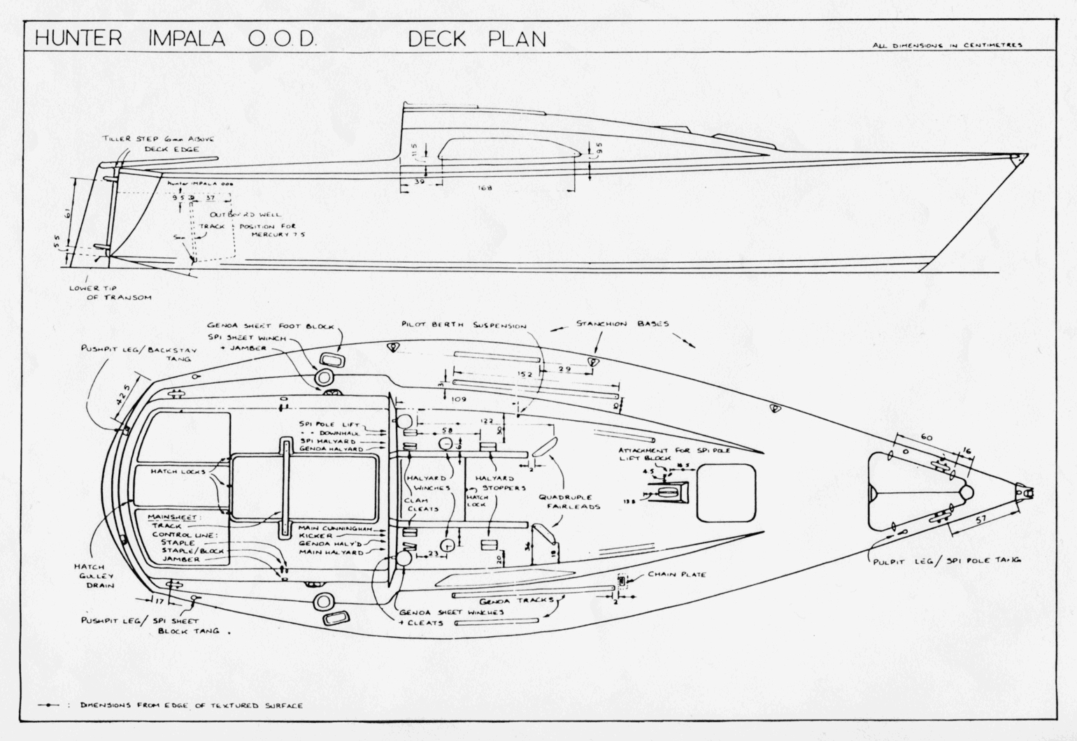 Impala 28 Deck Plan